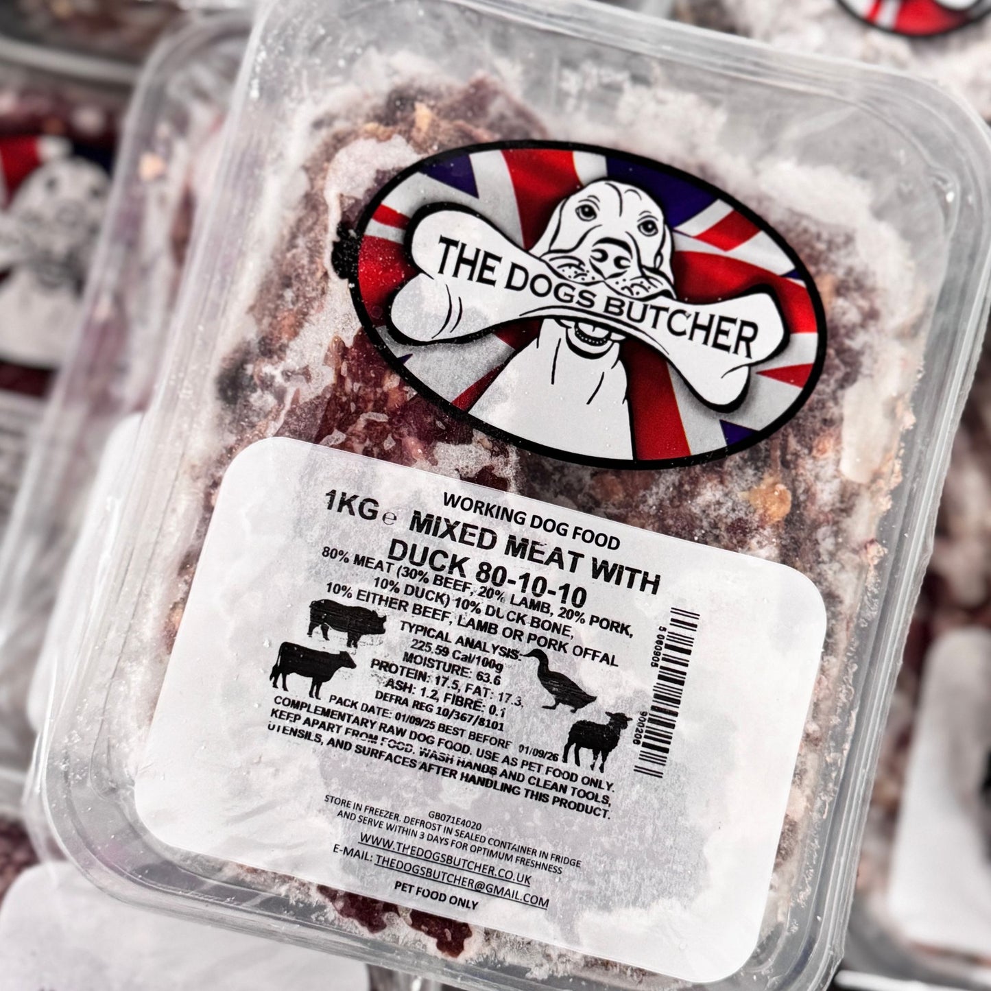 The Dogs Butcher Mixed Meat with Duck