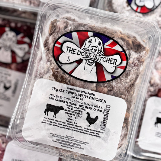 The Dogs Butcher Ox Tripe With Chicken