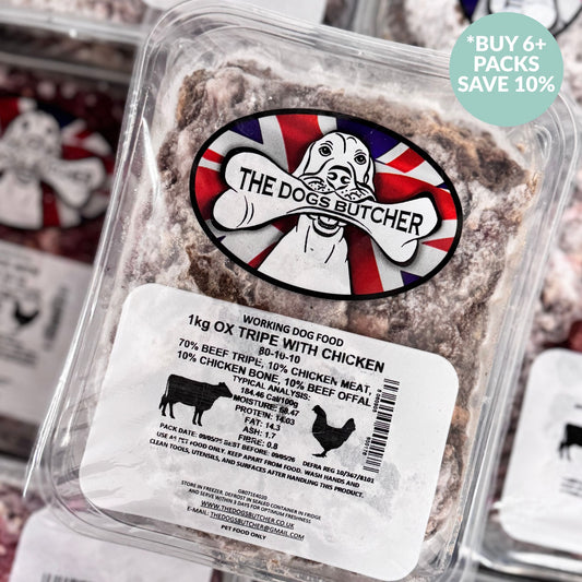 The Dogs Butcher Ox Tripe With Chicken