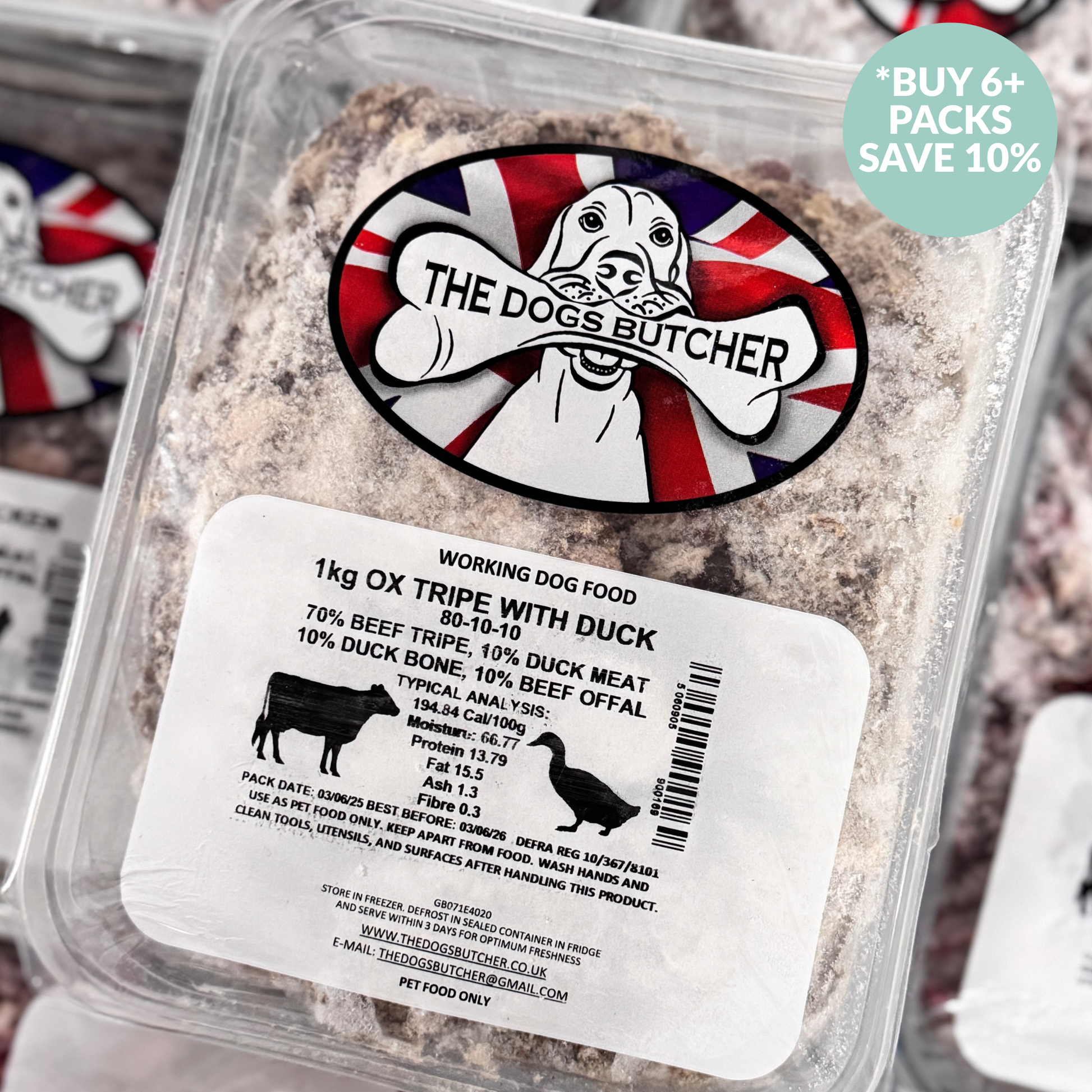 The Dogs Butcher Ox Tripe With Duck