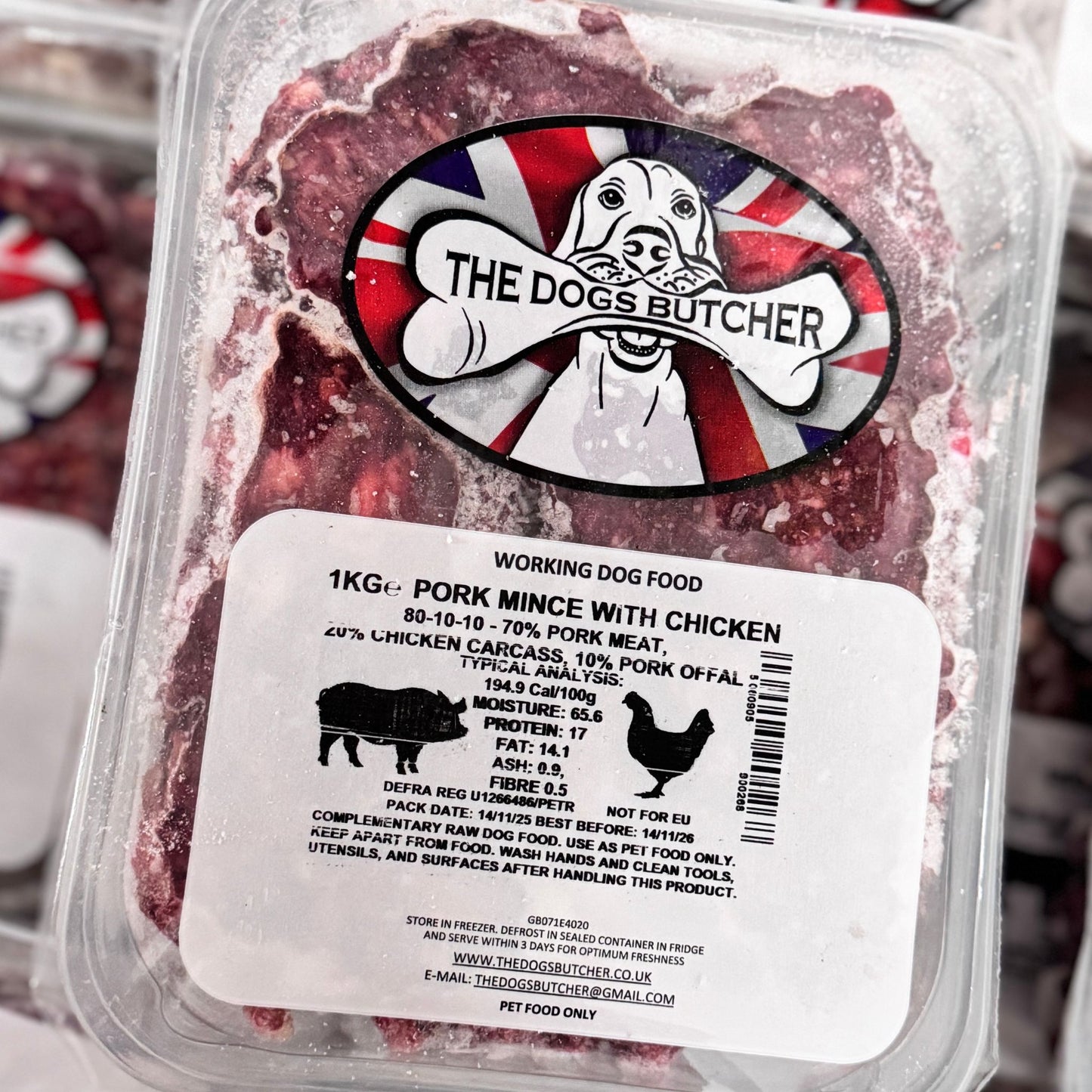 The Dogs Butcher Pork Mince with Chicken