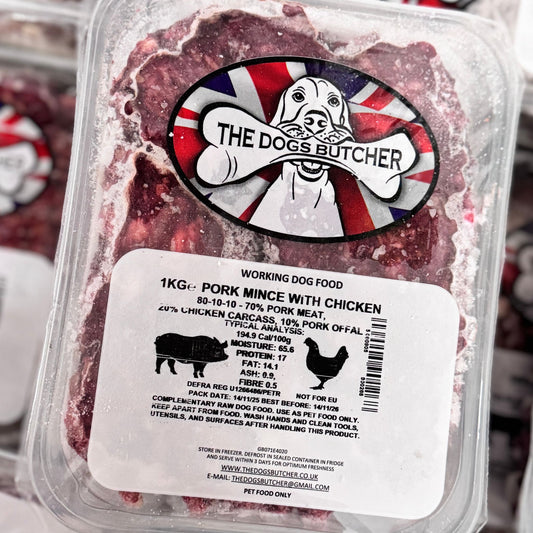 The Dogs Butcher Pork Mince with Chicken