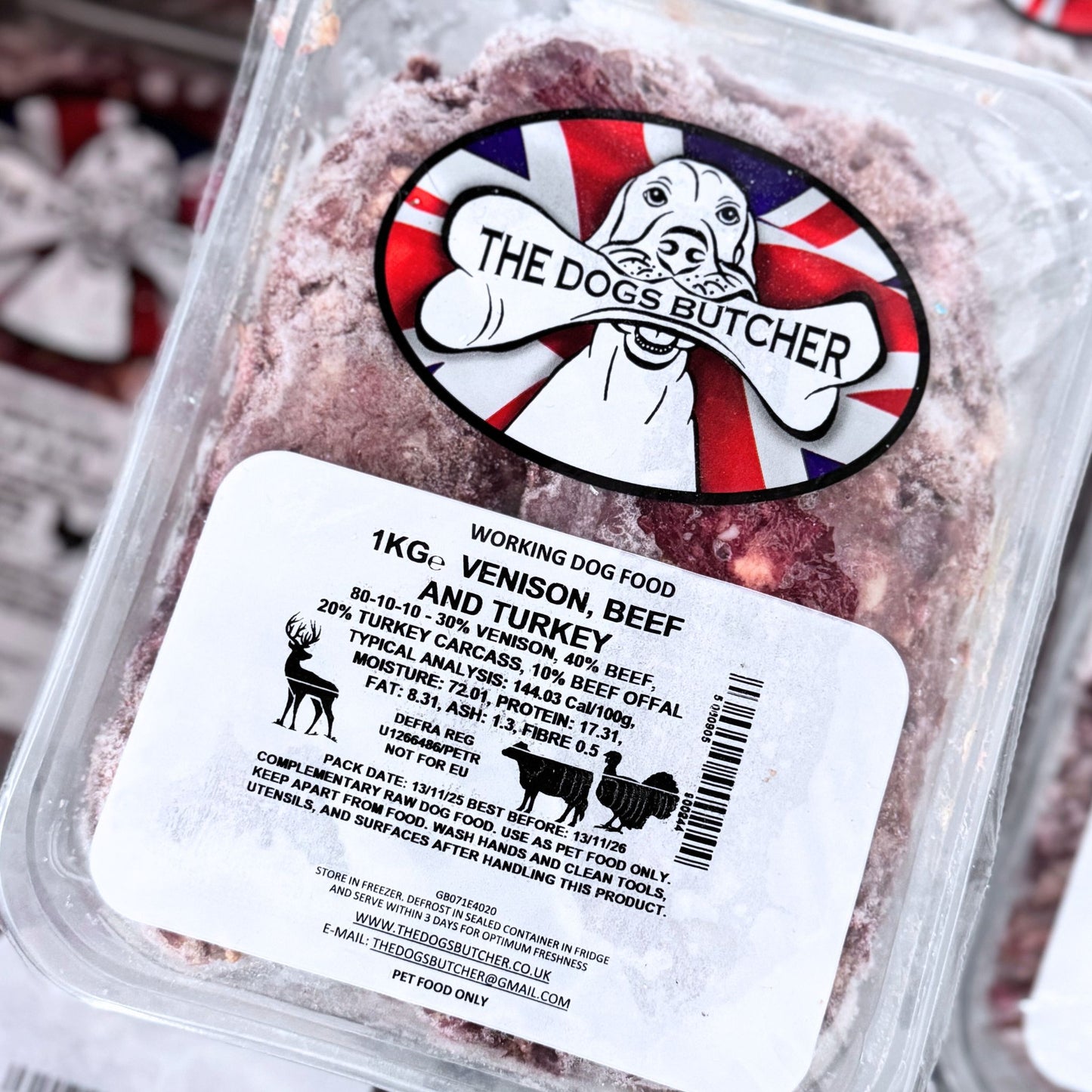 The Dogs Butcher Venison, Beef & Turkey