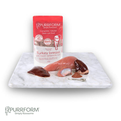 PurrForm Turkey Breast with Heart, Gizzard and Liver