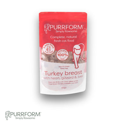 PurrForm Turkey Breast with Heart, Gizzard and Liver
