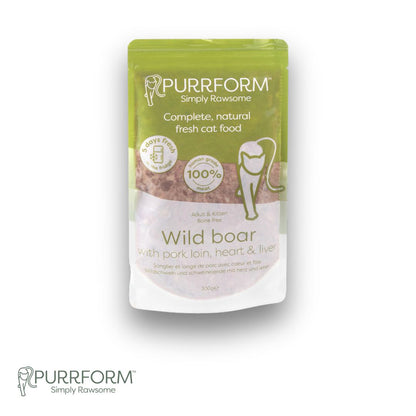 PurrForm Wild Boar and Pork Loin with Heart and Liver