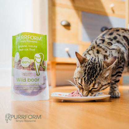 PurrForm Wild Boar and Pork Loin with Heart and Liver