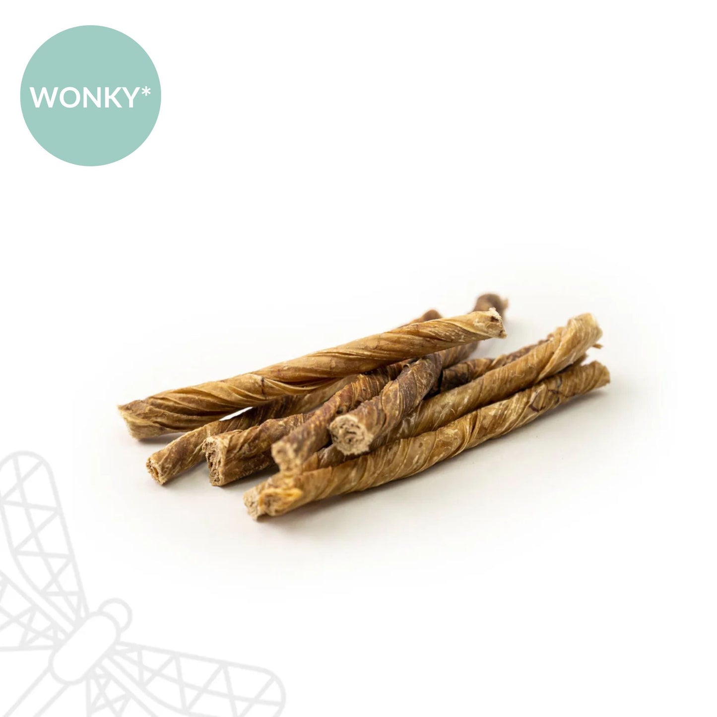 Wonky Beef Bladder Twists (400g)