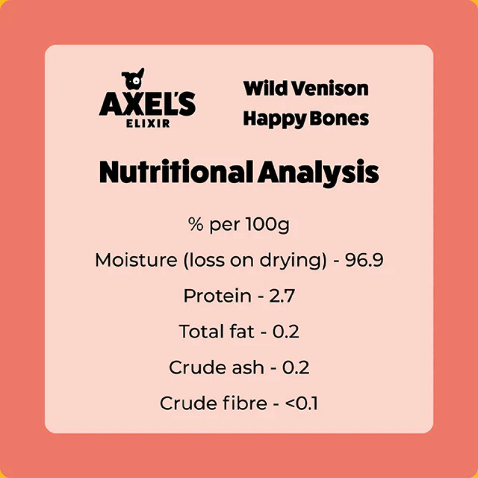 Axels Elixir Venison Bones Data