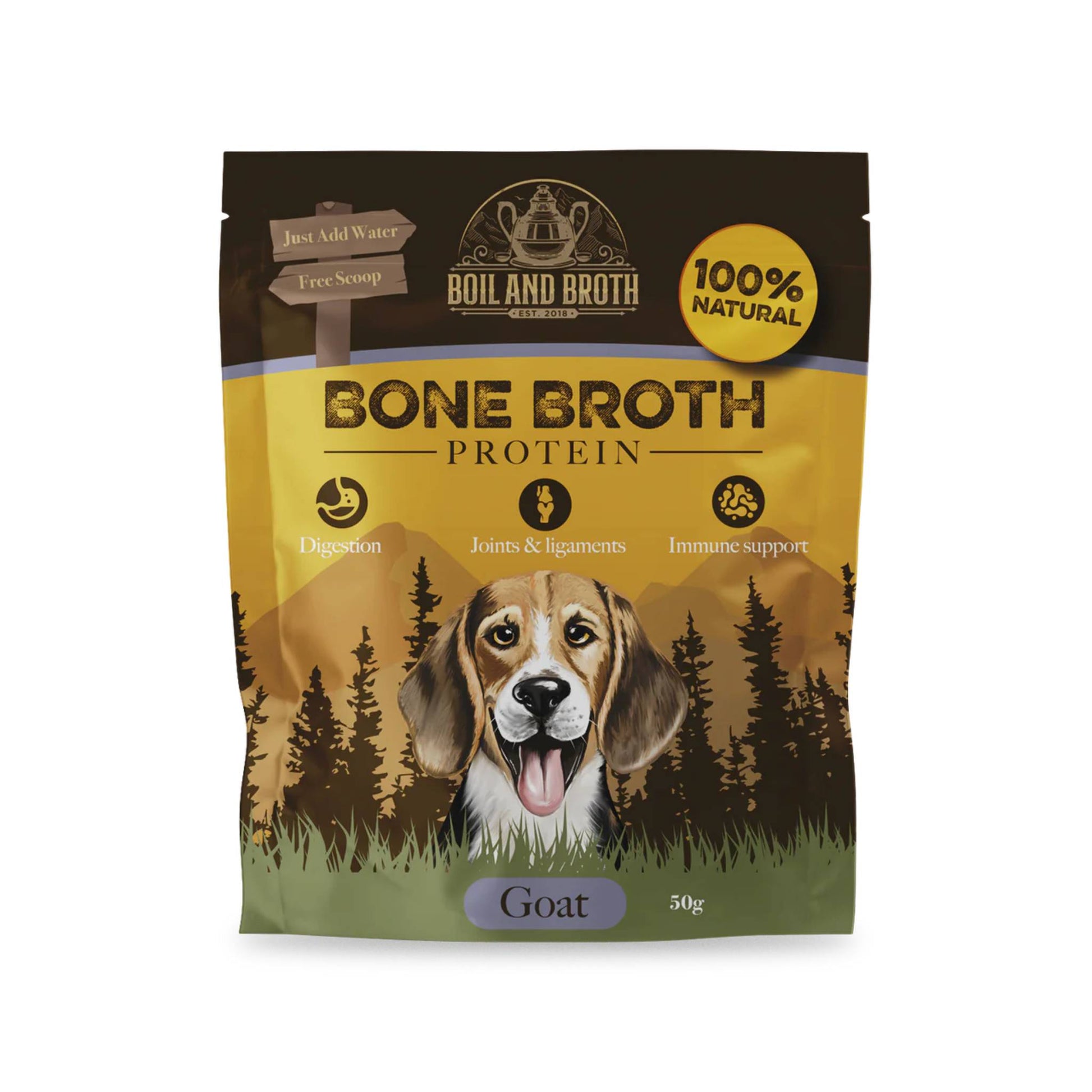 goat bone broth pouch