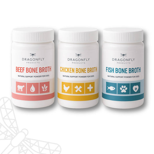 Bone Broth Powders, Beef Chicken, Fish