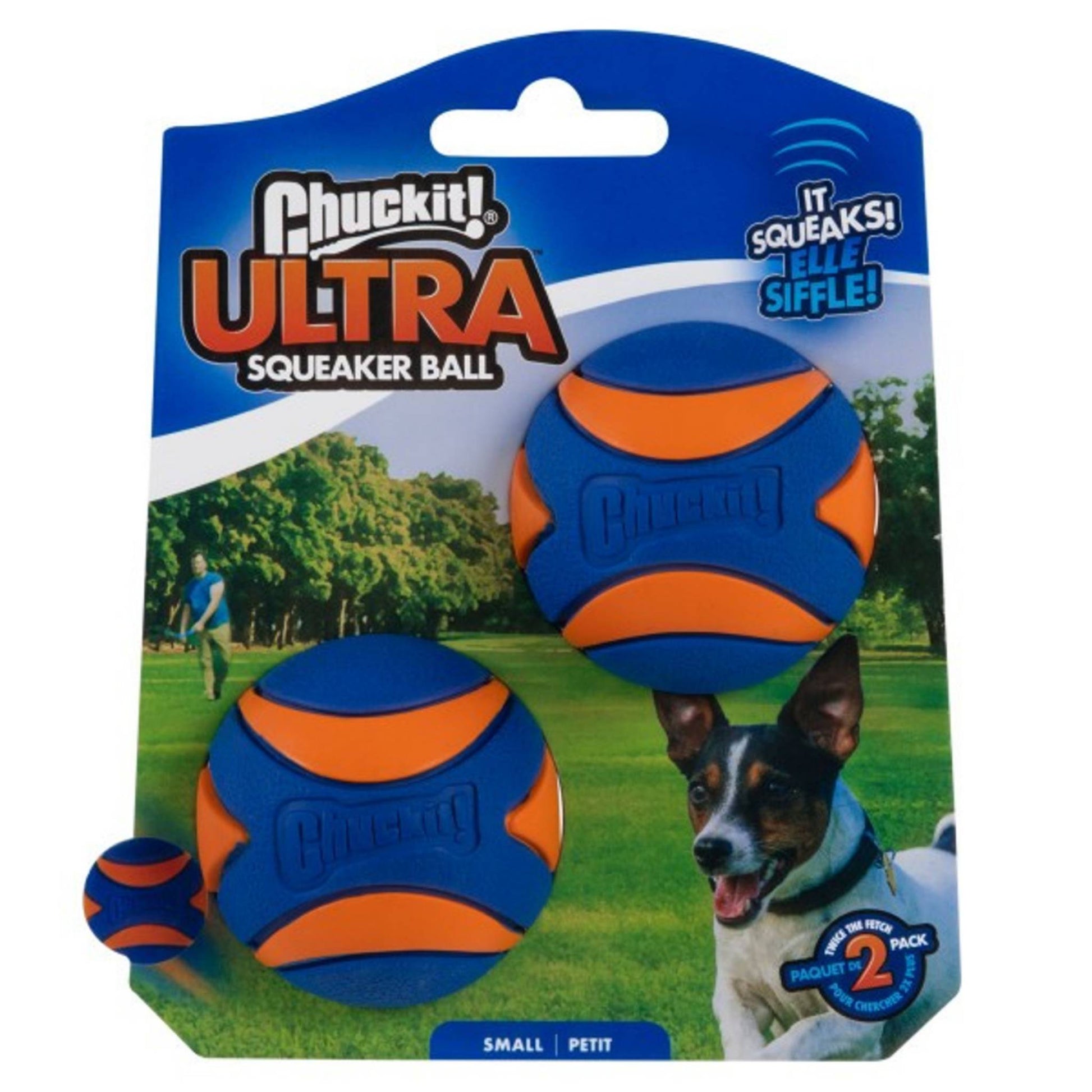 Chuckit! ultra squeaker ball small