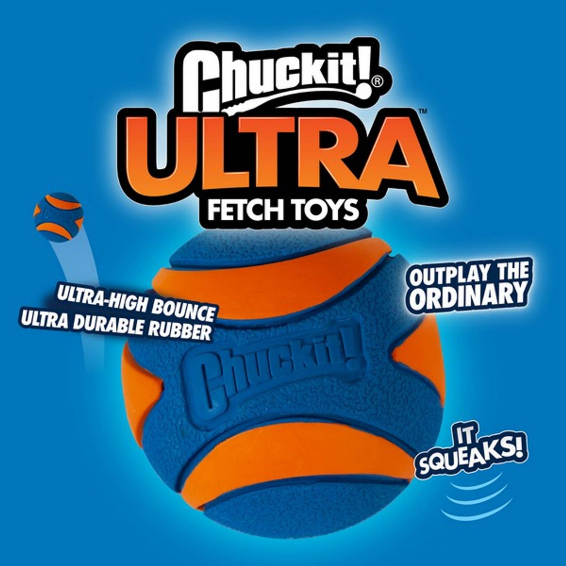 Chuckit! ultra squeaker ball description