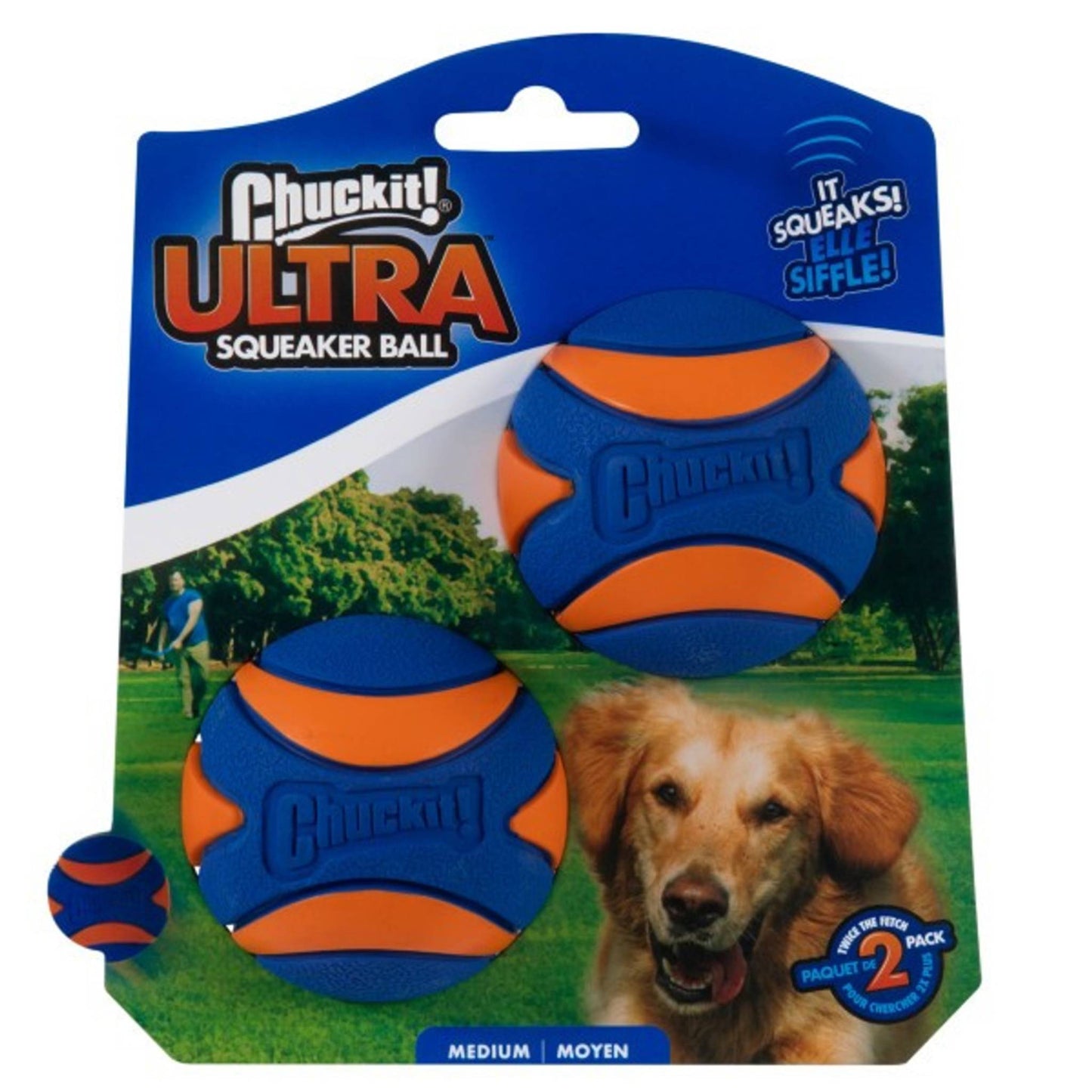 Chuckit! ultra squeaker ball medium