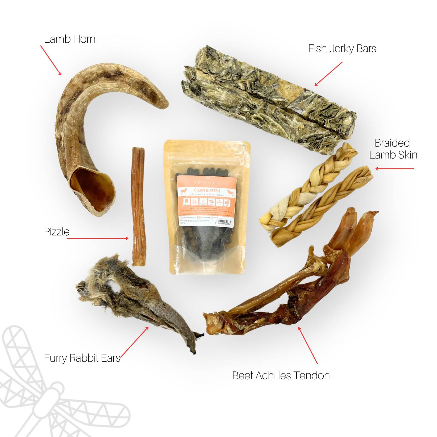 Dental Chew Pack Contents