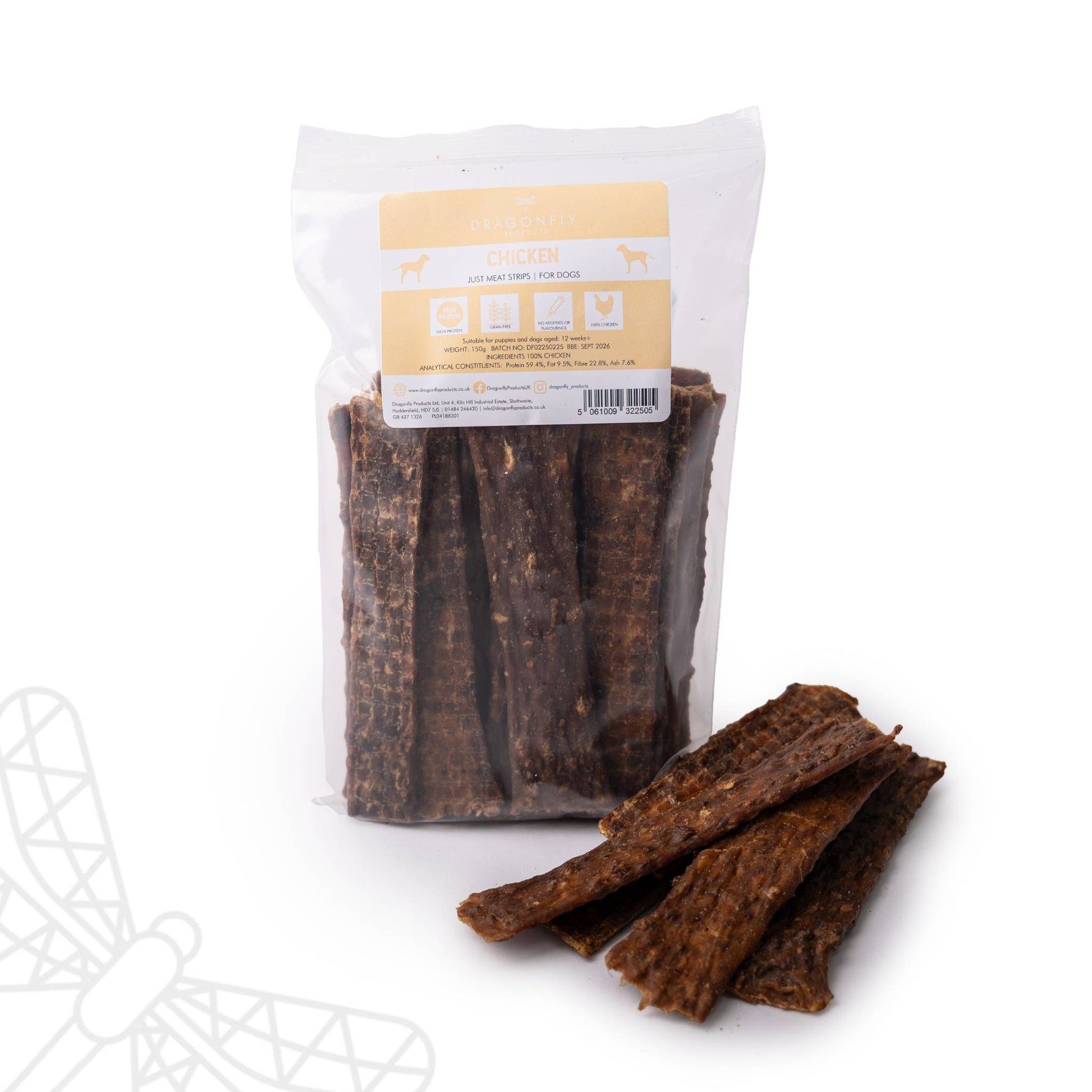 Chicken 100% meat strips dog chew