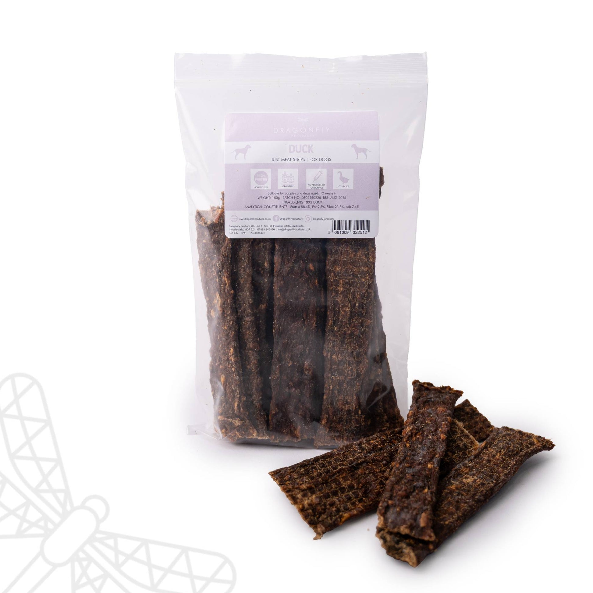Duck 100% meat strips dog chew