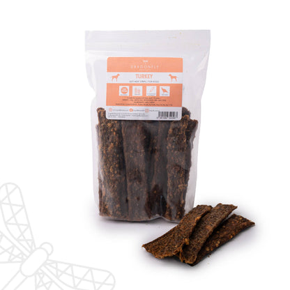 Turkey 100% meat strips dog chew