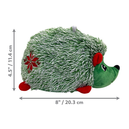 KONG CHRISTMAS GREEN HEDGEHOG DOG TOY SIZE