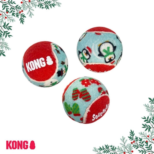 KONG Holiday SqueakAir™ Balls