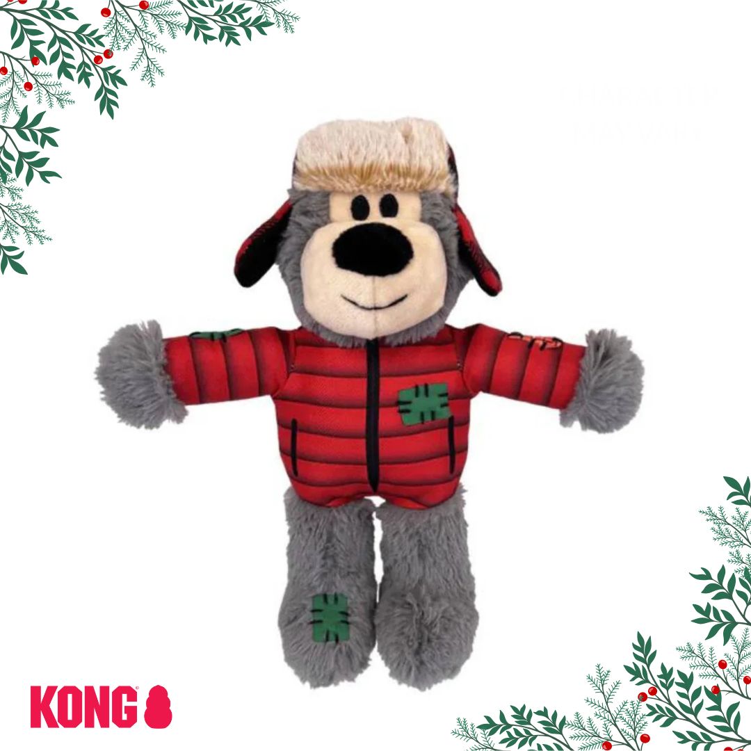 KONG Christmas Holiday Wild Knots Bear
