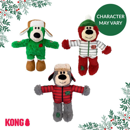 KONG Christmas Holiday Wild Knots Bear