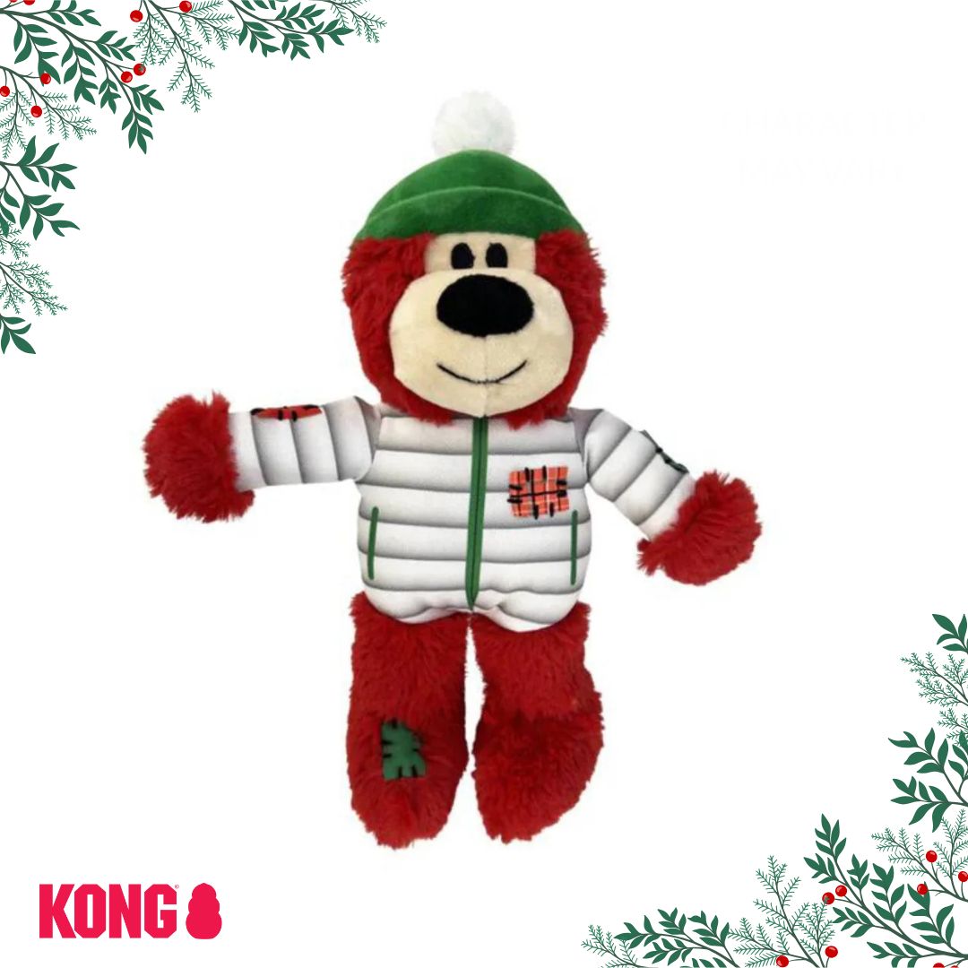 KONG Christmas Holiday Wild Knots Bear