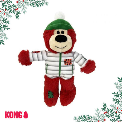 KONG Christmas Holiday Wild Knots Bear