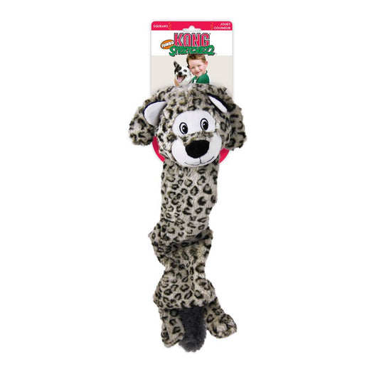 kong stretchezz jumbo snow leopard