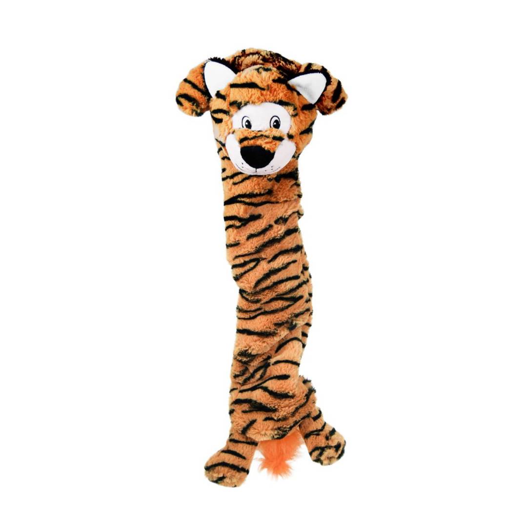 kong stretchezz jumbo tiger dog toys