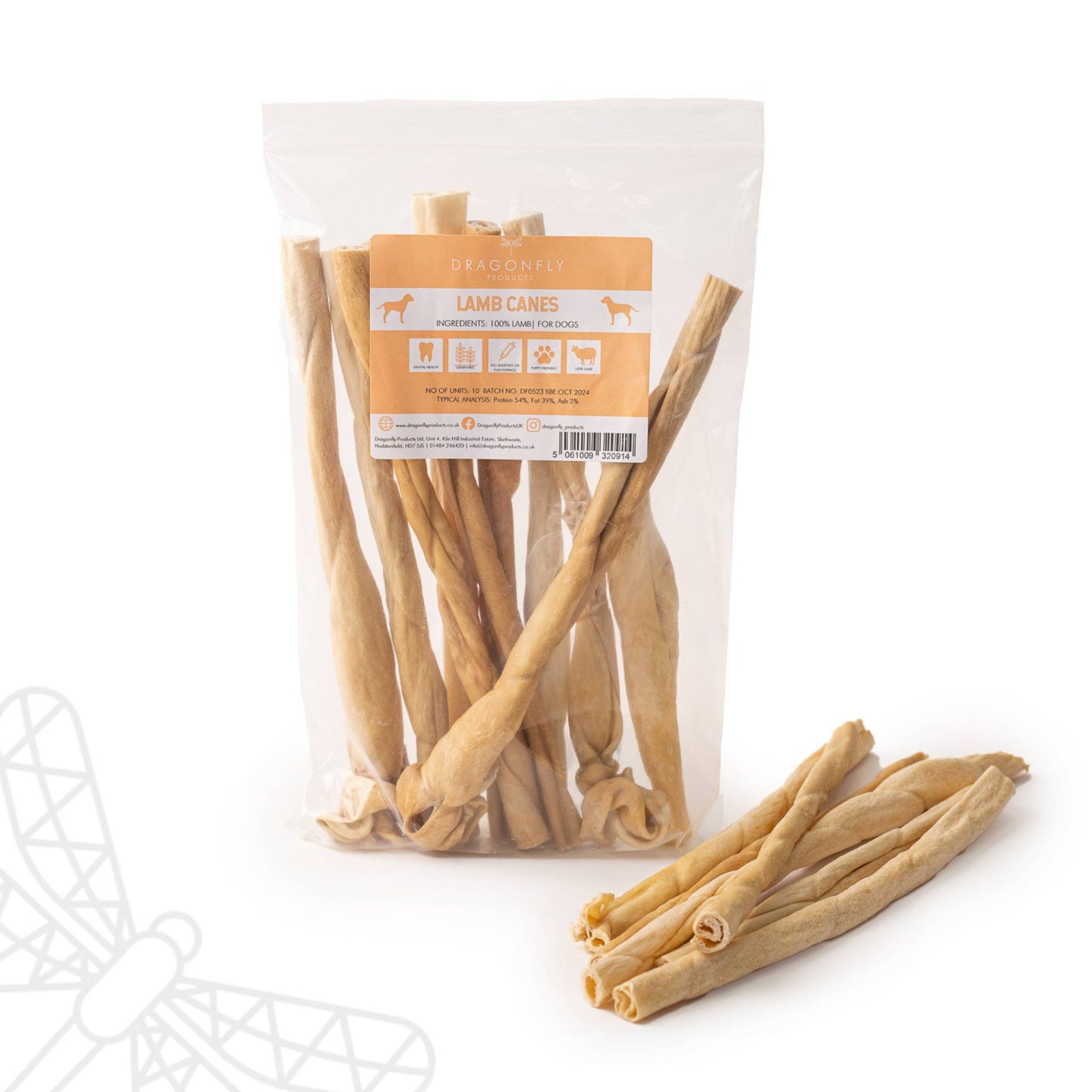 Lamb cane dog chews