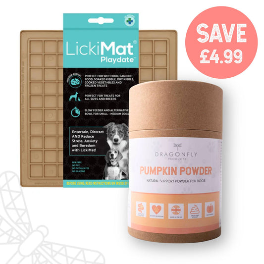 lickimat and pumpkin powder bundle