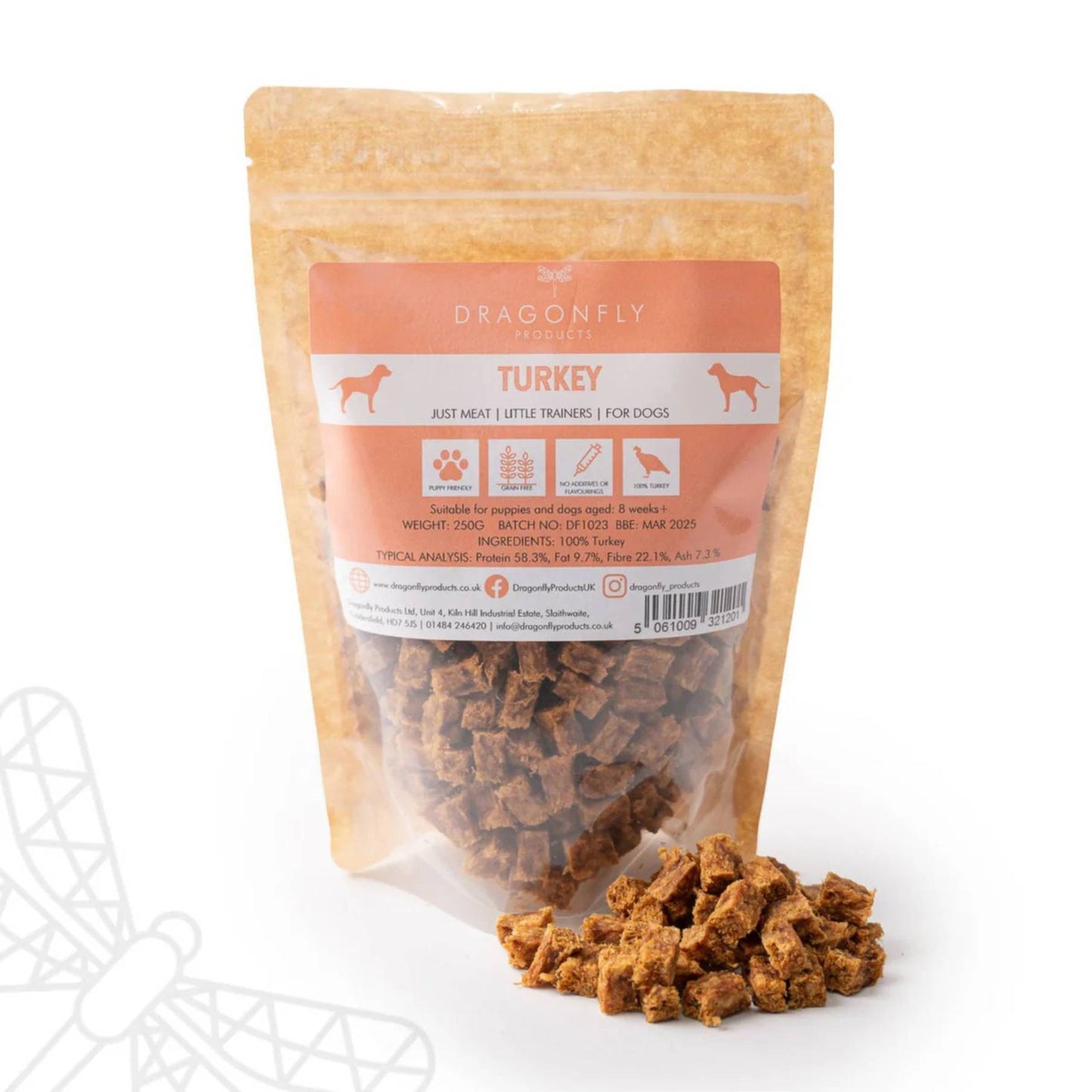 Turkey training treats for dogs