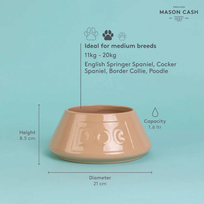 mason cash spaniel dog bowl dimensions