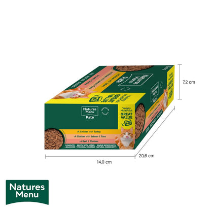 Natures Menu Pate Variety Multipack (12x85g)