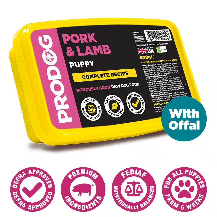 ProDog Raw Puppy Pork & Lamb Complete