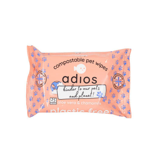 Adios Compostable Pet Wipes for dogs
