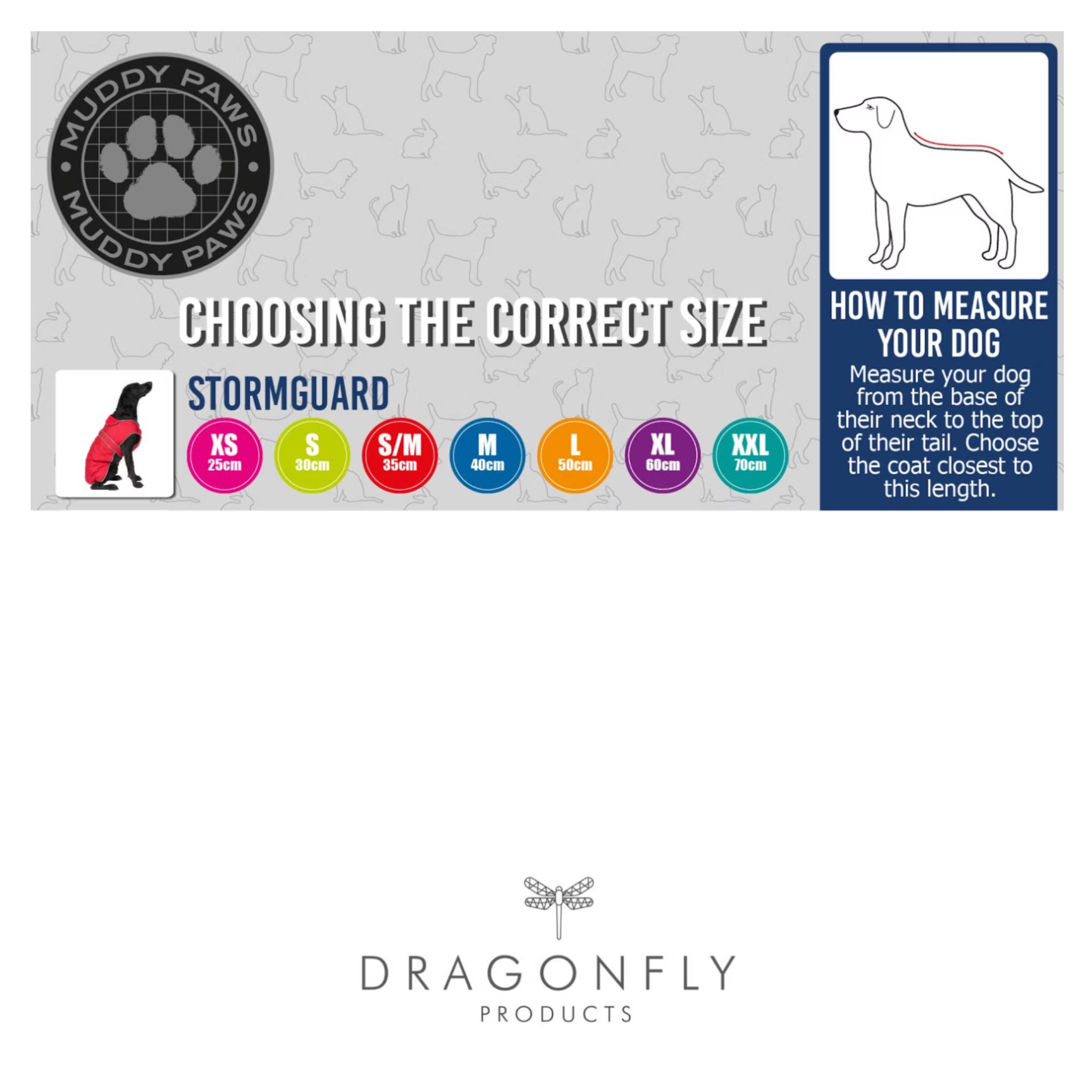 Ancol Muddy Paws Stormguard Dog Coat Dragonfly Products