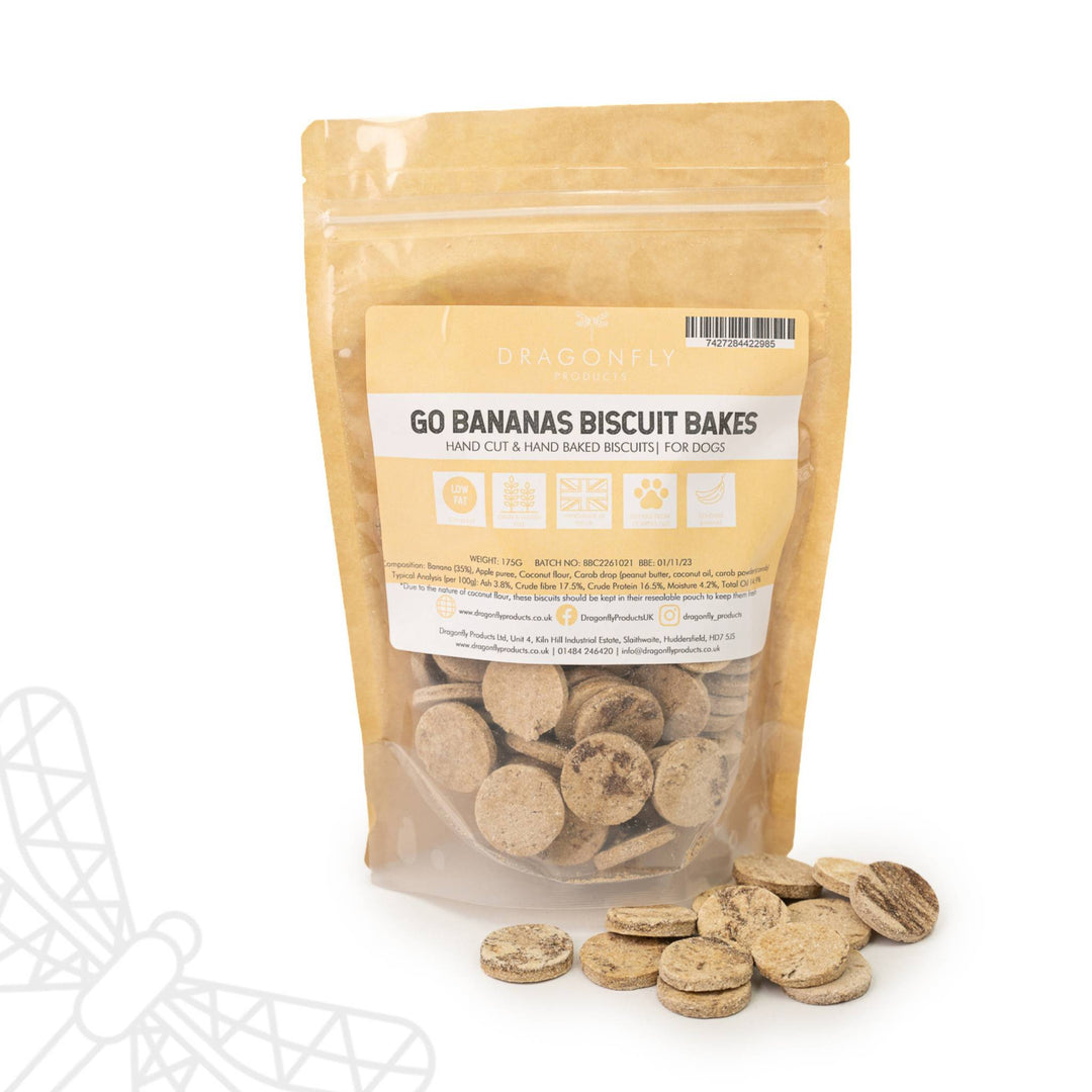 Banana Biscuit Bakes for dogs