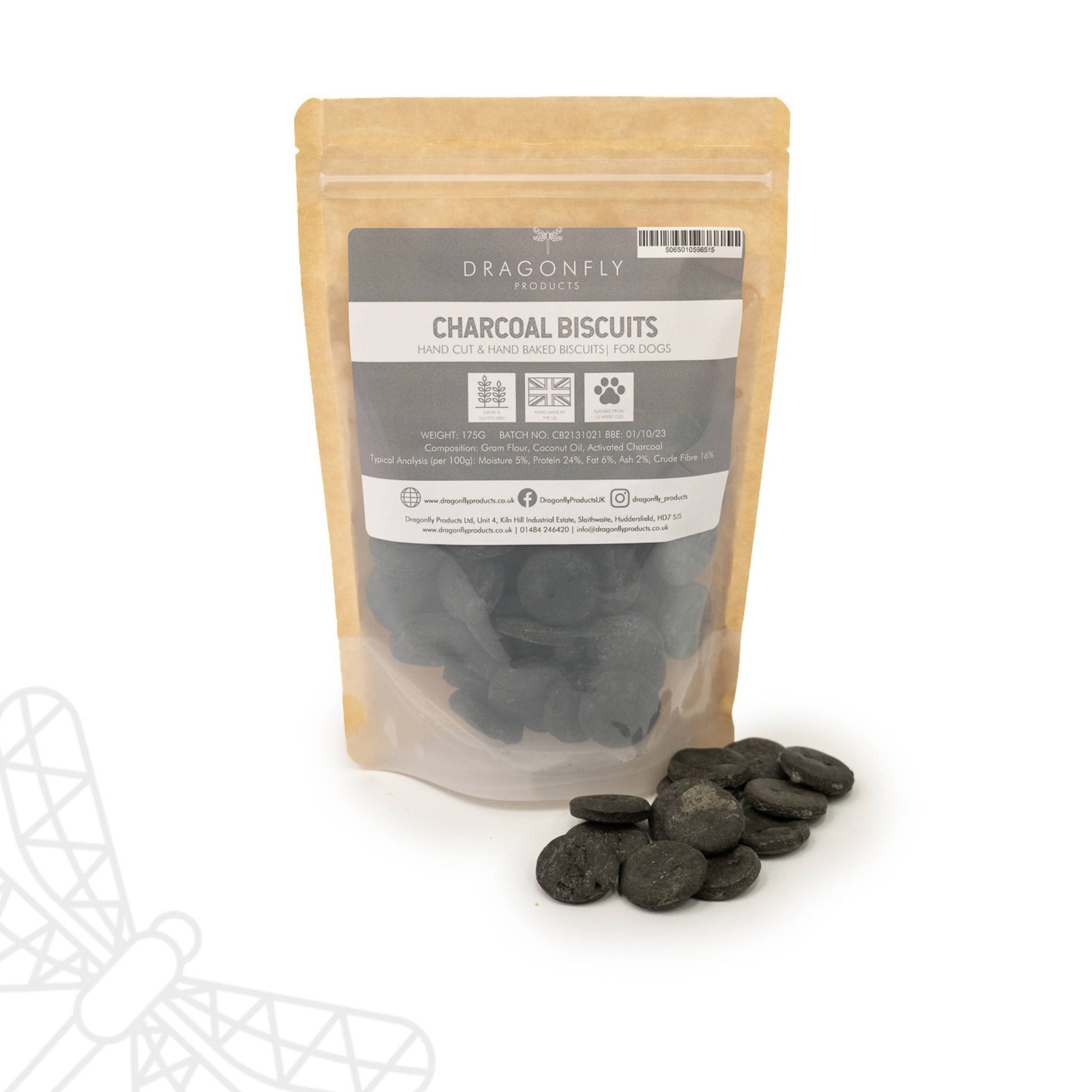 Charcoal biscuits for dogs