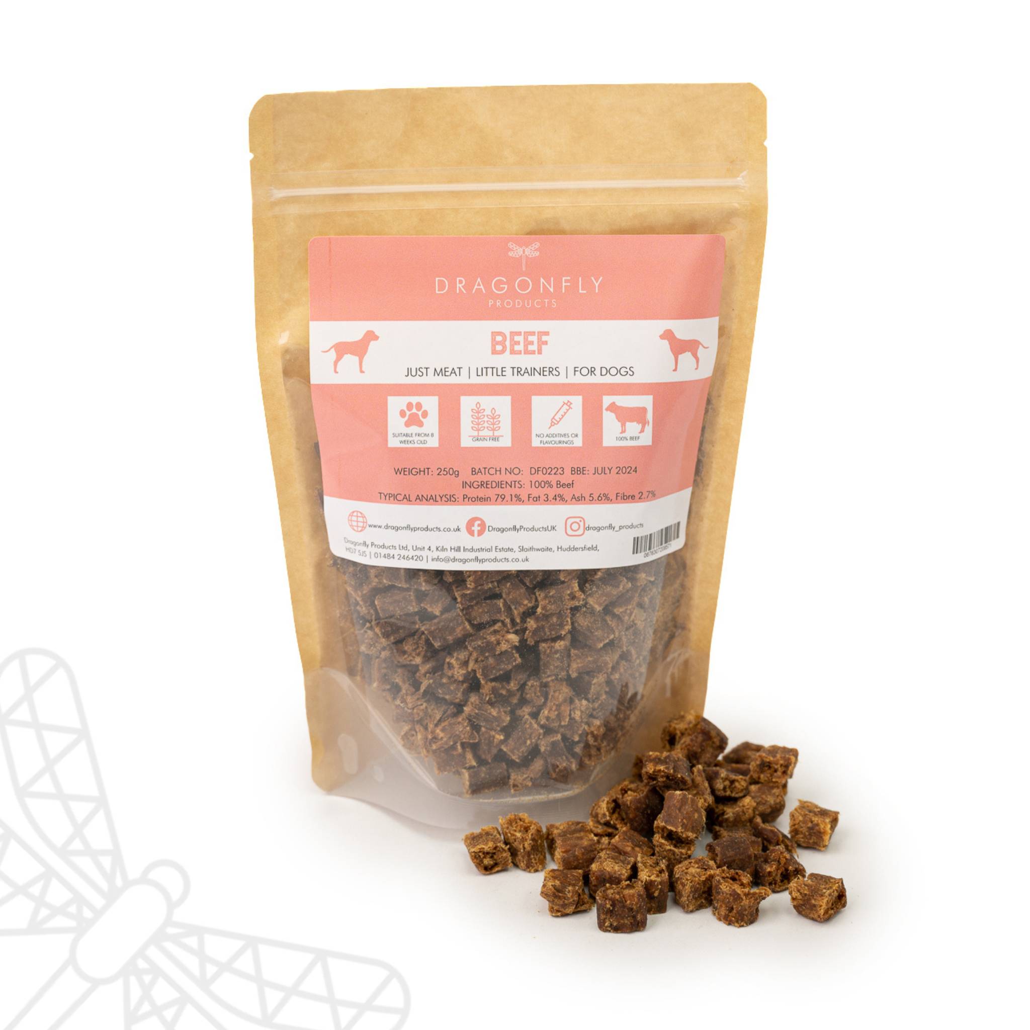 Pure Meat Dog and Puppy Training Treats Dragonfly Products