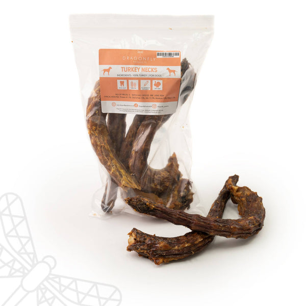 Air Dried Turkey Neck for Dogs Dragonfly Products