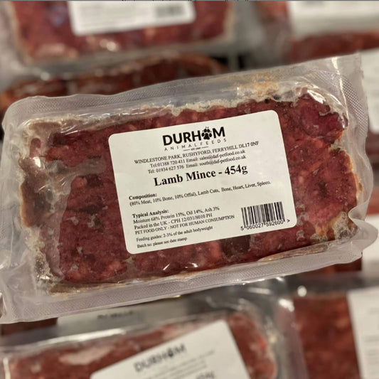 Durham Animal Feeds Lamb Mince Raw Dog Food