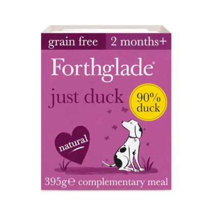 Forthglade Just Duck 2 months plus, dog food. 