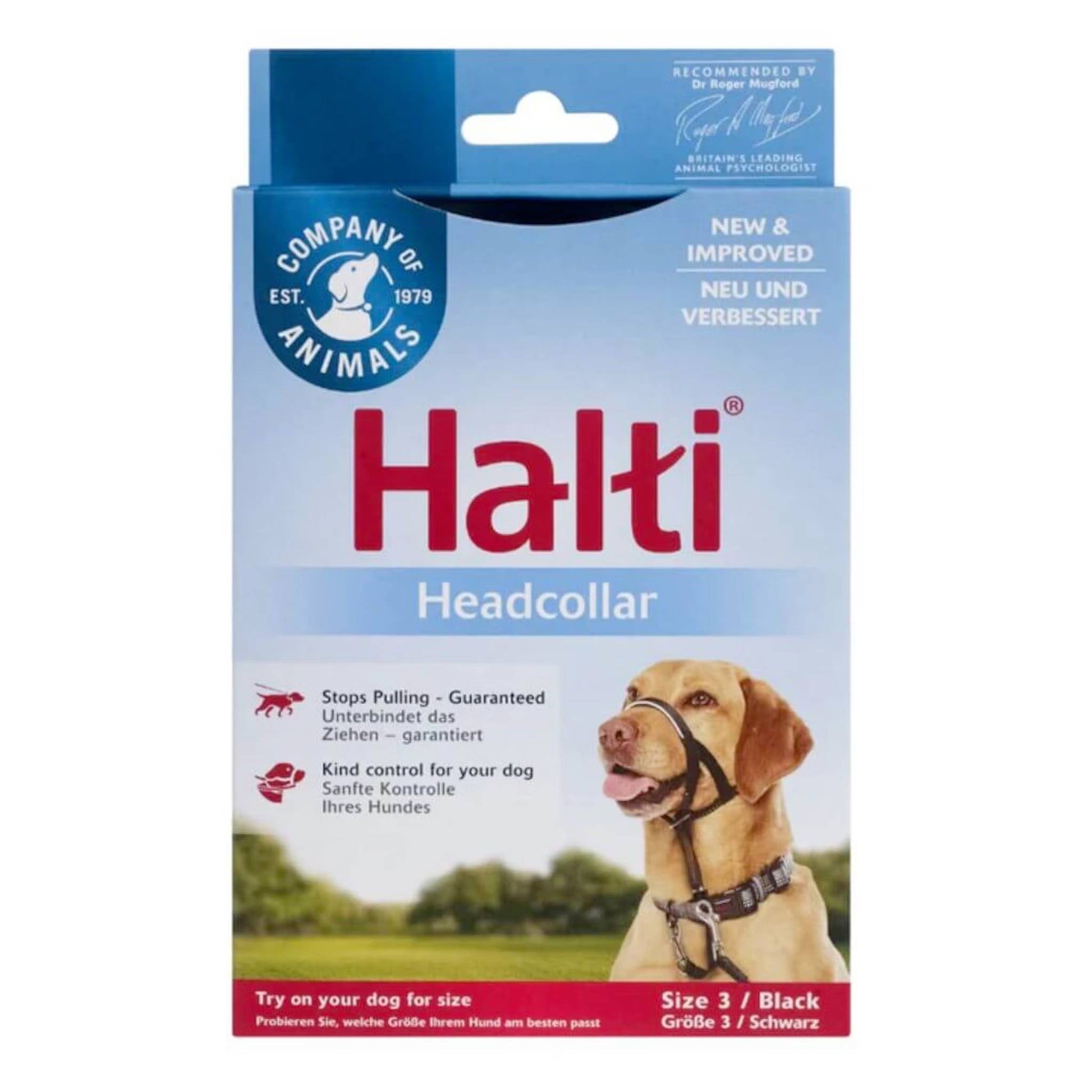 Halti headcollar for dogs size 3