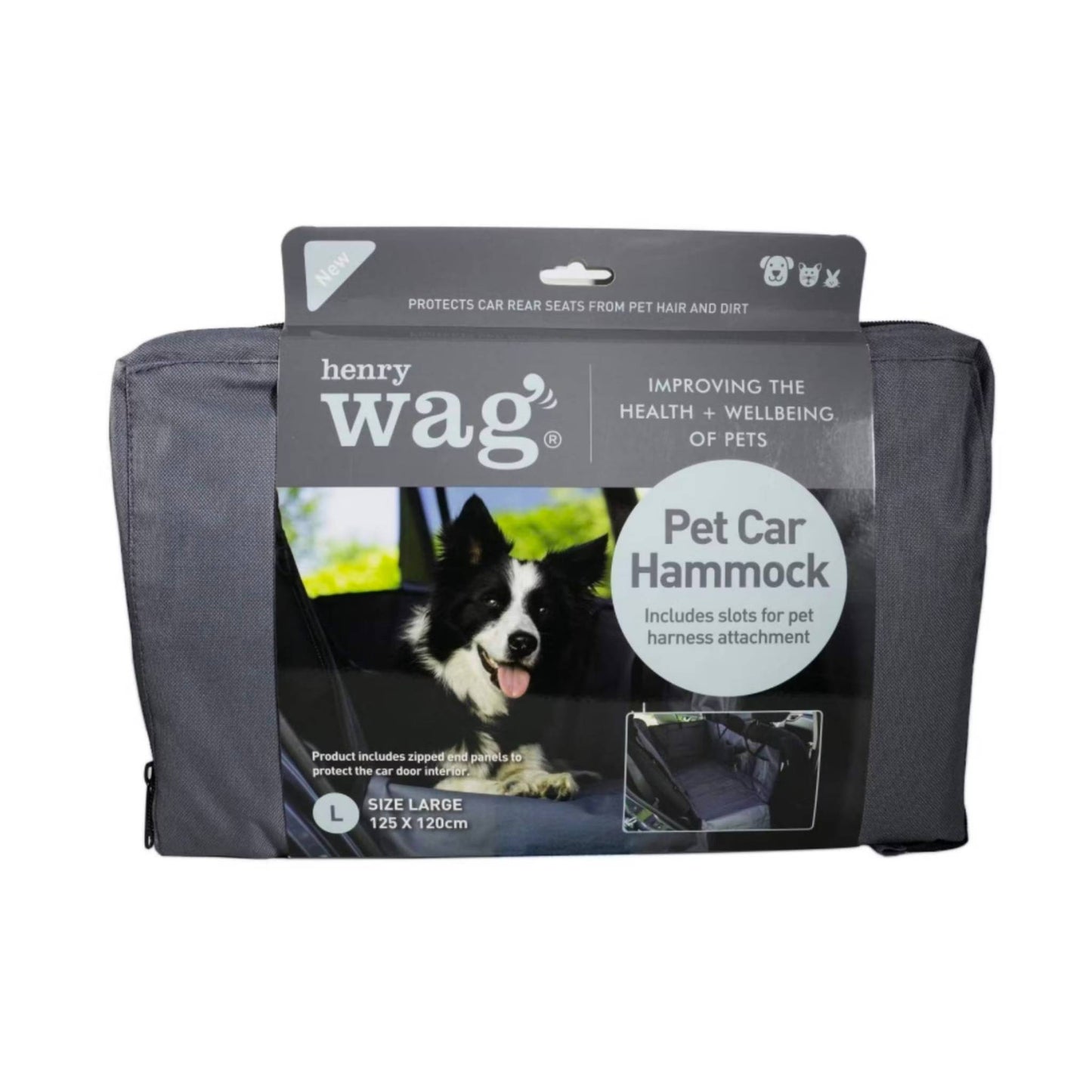 Henry Wag pet car hammock for back seat