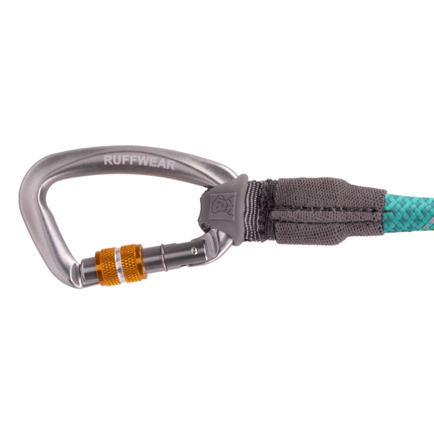 Ruffwear Knot a Long rope dog lead teal clasp