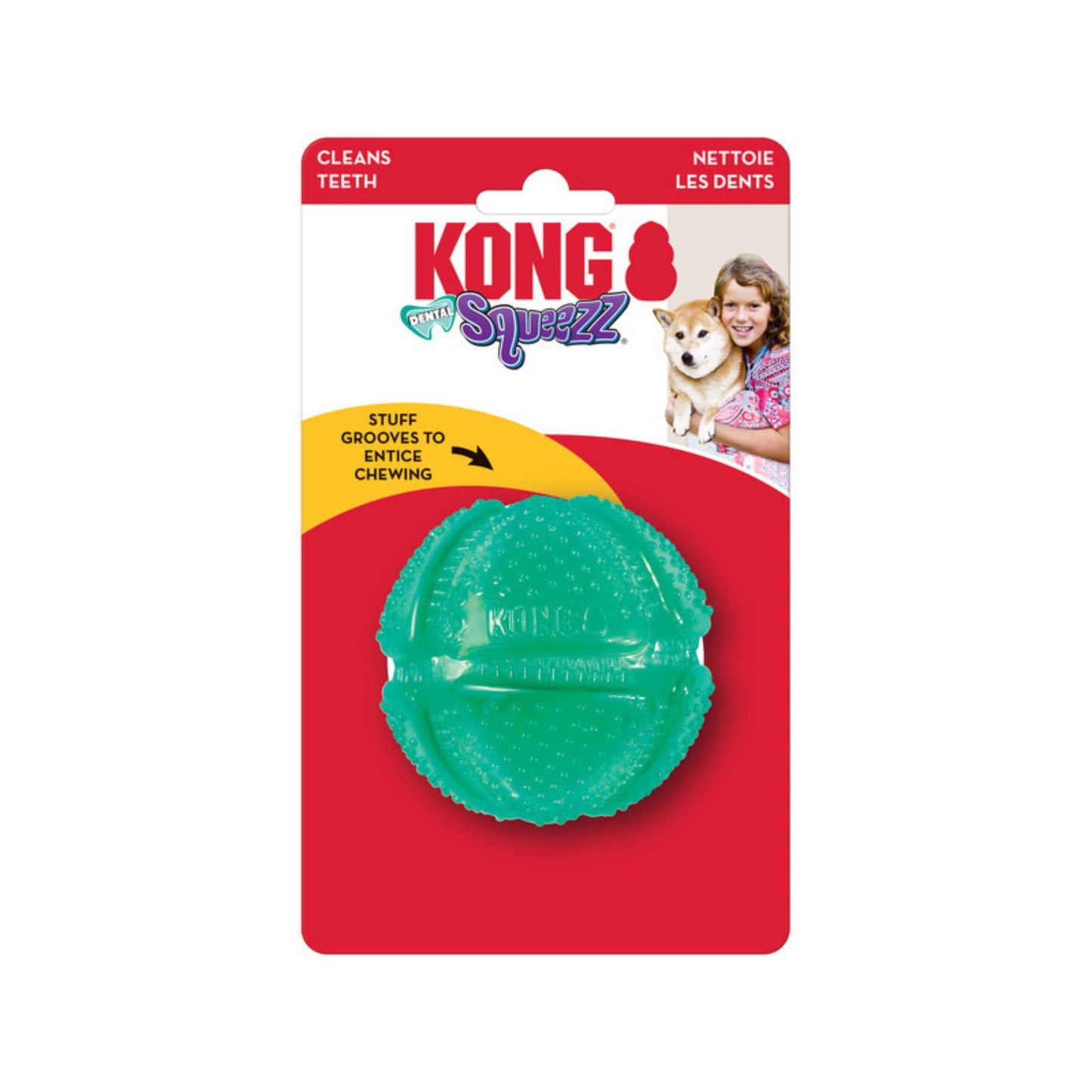KONG Dental Ball in package