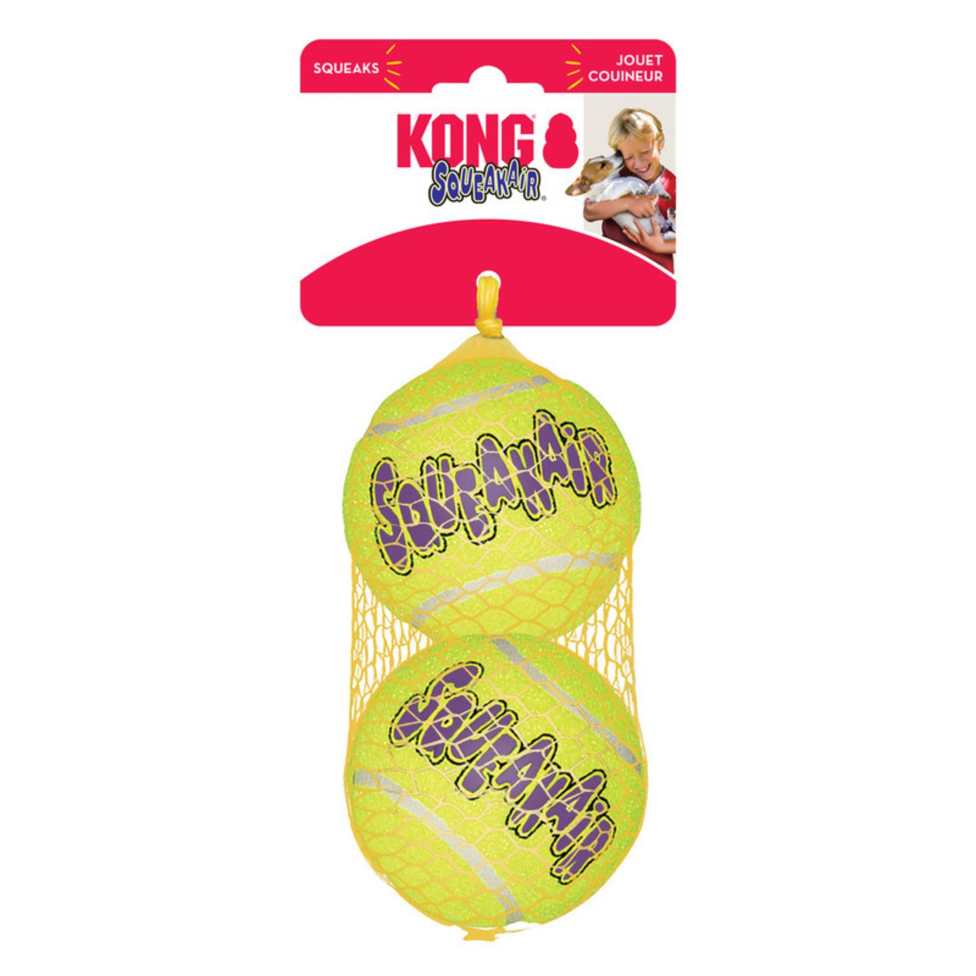 Kong squeakair dog ball large