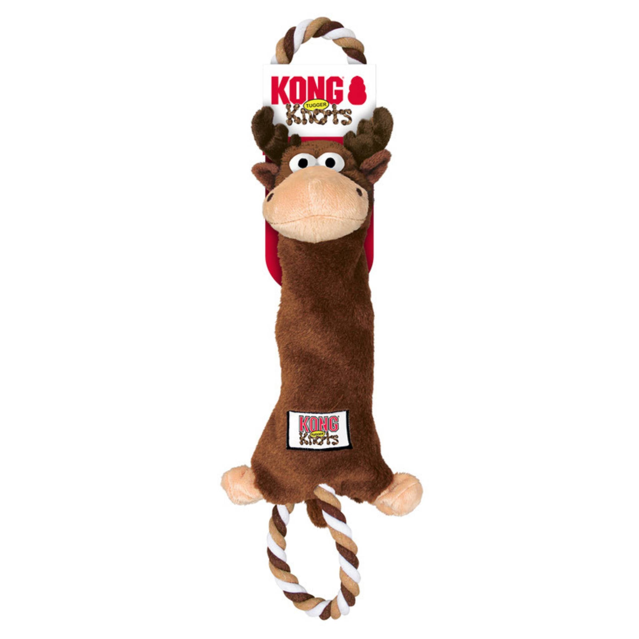 KONG Tugger Knots Moose Dog Toy Dragonfly Products